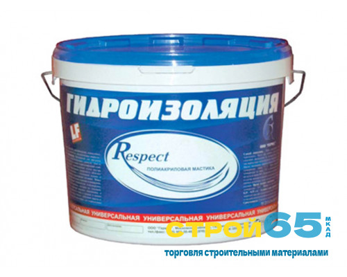 Полуакриловая гидроизоляционная мастика Respekt Гермес 5кг