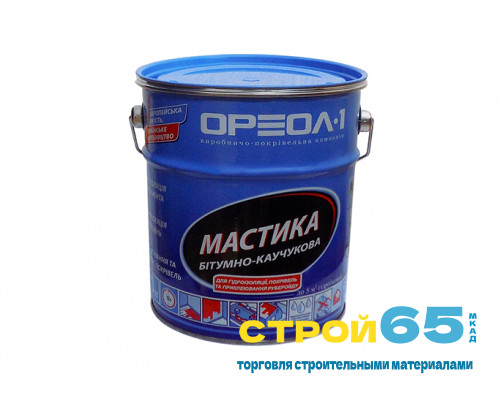 Мастика битумная 16кг Ореол 