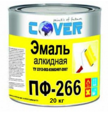 Алкидная эмаль ПФ 266 жёлто-коричневая 2,5кг