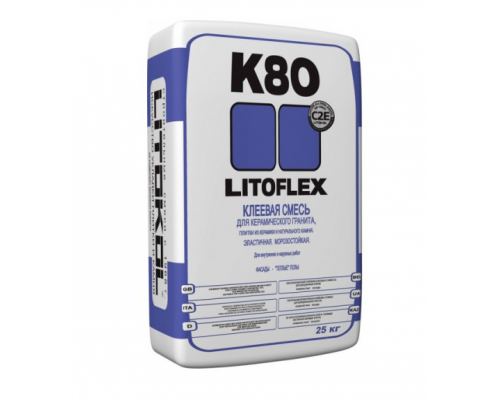 Клей для плитки Litokol Litoflex K80 25 кг,Литокол к80