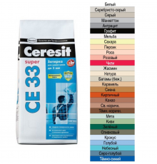 Затирка Ceresit СЕ 33 01 белая 2 кг