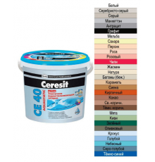 Затирка Ceresit СЕ 40 aquastatic 01 белая 2 кг