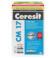 Высокоэластичный клей плиточный Ceresit CM 17 25 кг